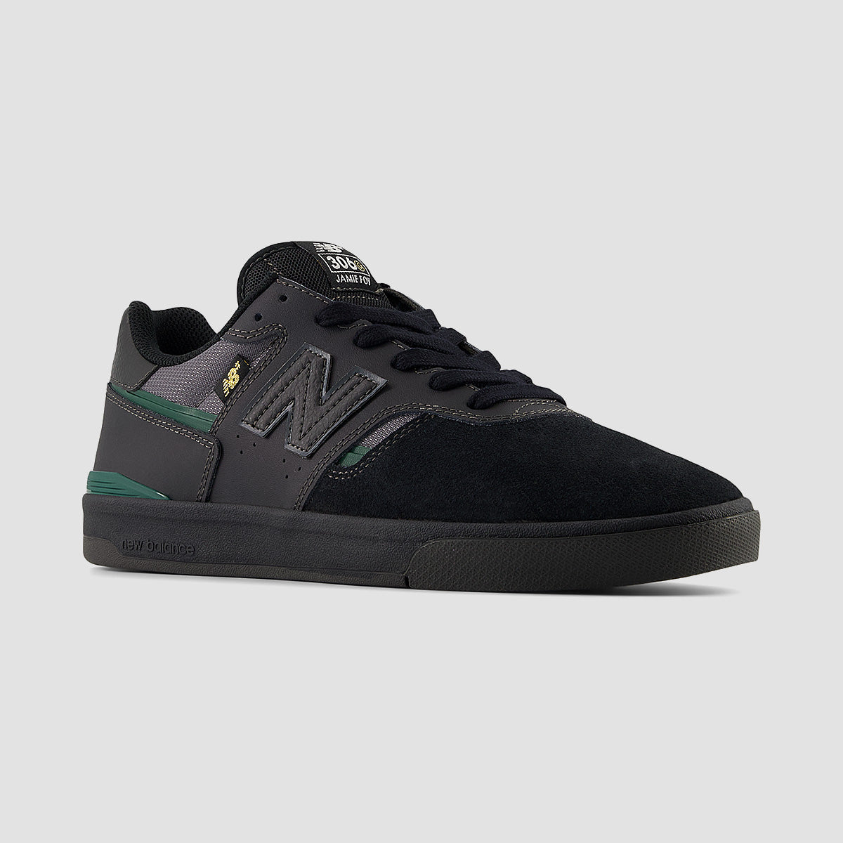 New Balance Numeric Jamie 306C Shoes - Black/Nightwatch Green