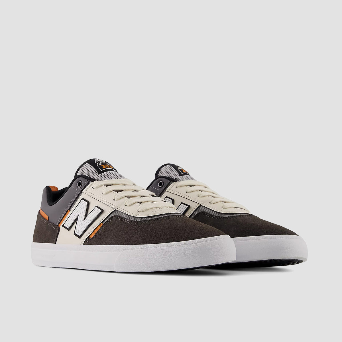 New Balance Numeric Jamie Foy 306 Shoes - Black Cement/Sea Salt