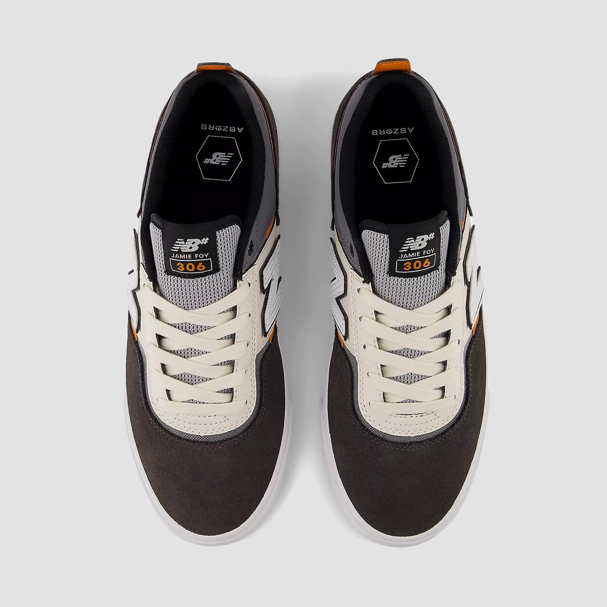 New Balance Numeric Jamie Foy 306 Shoes - Black Cement/Sea Salt