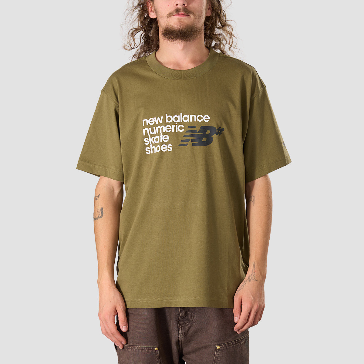 New Balance Numeric Stacked Graphic T-Shirt Wakame