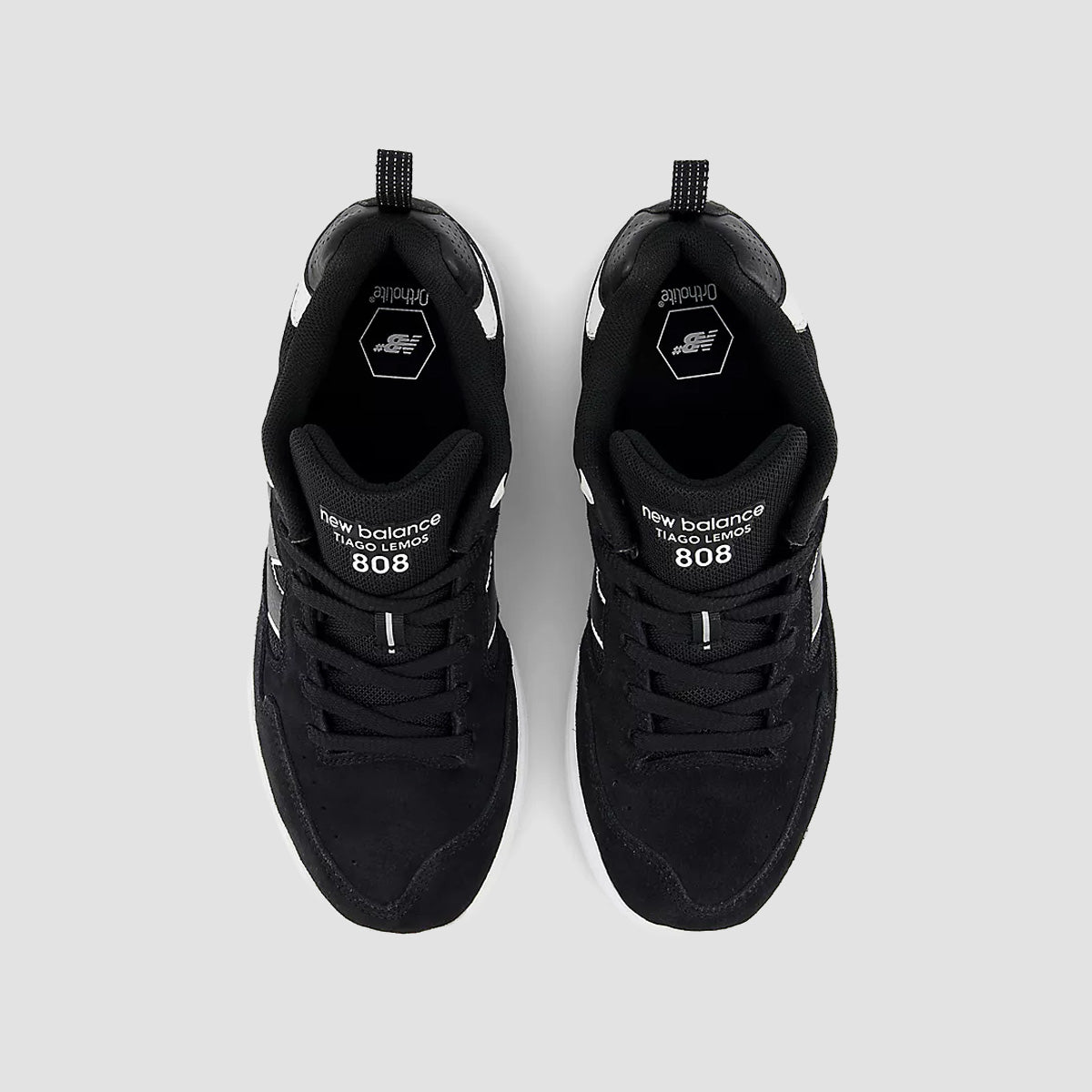 New Balance Numeric Tiago Lemos 808 Shoes - Black/White
