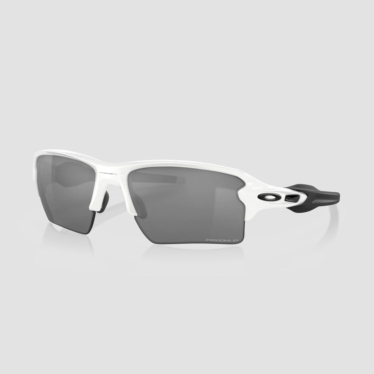 Oakley Flak 2.0 XL Sunglasses Polished White/Prizm Black Polarized 59S