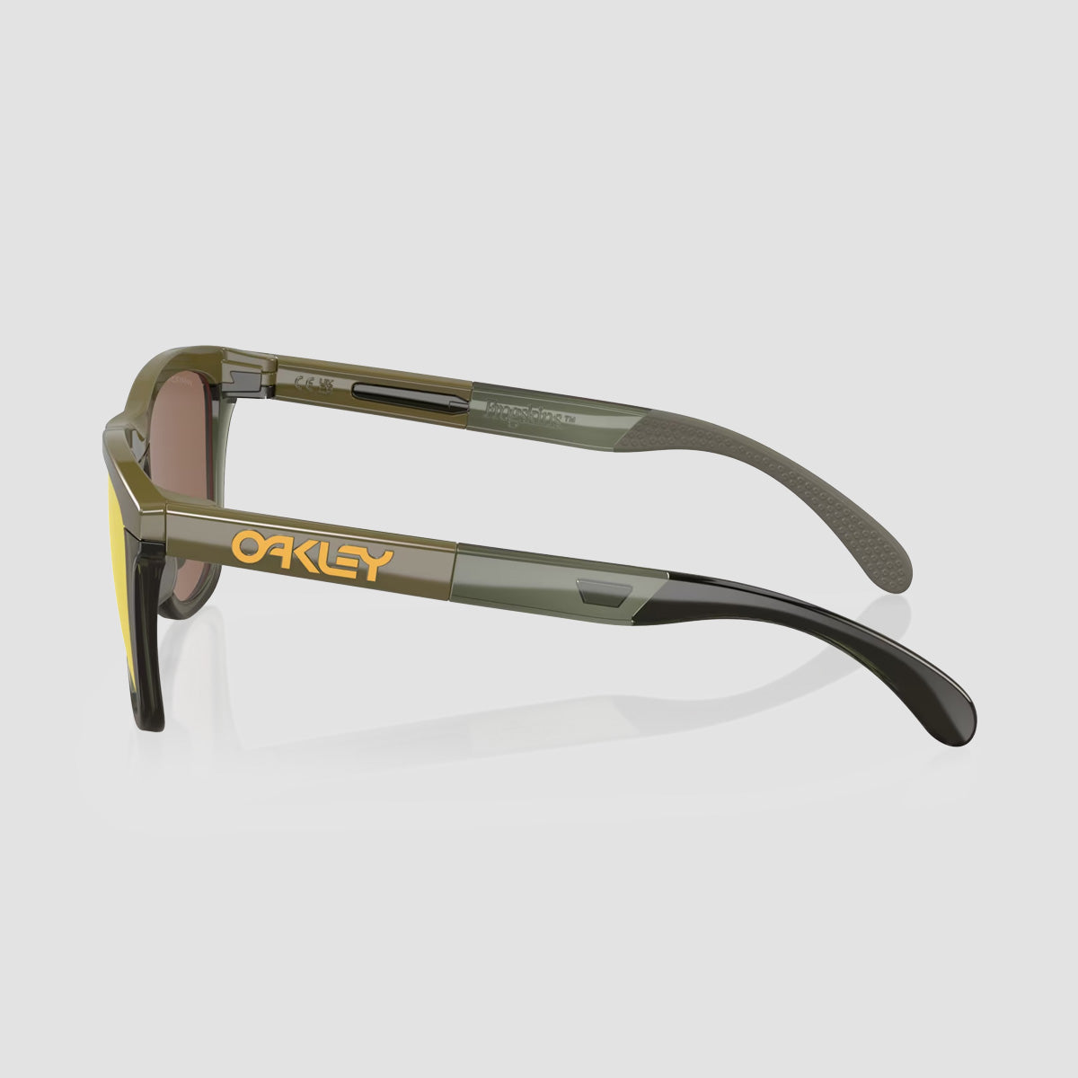 Oakley Frogskins Range Sunglasses Dark Brush/Prizm 24K Polarized 55L