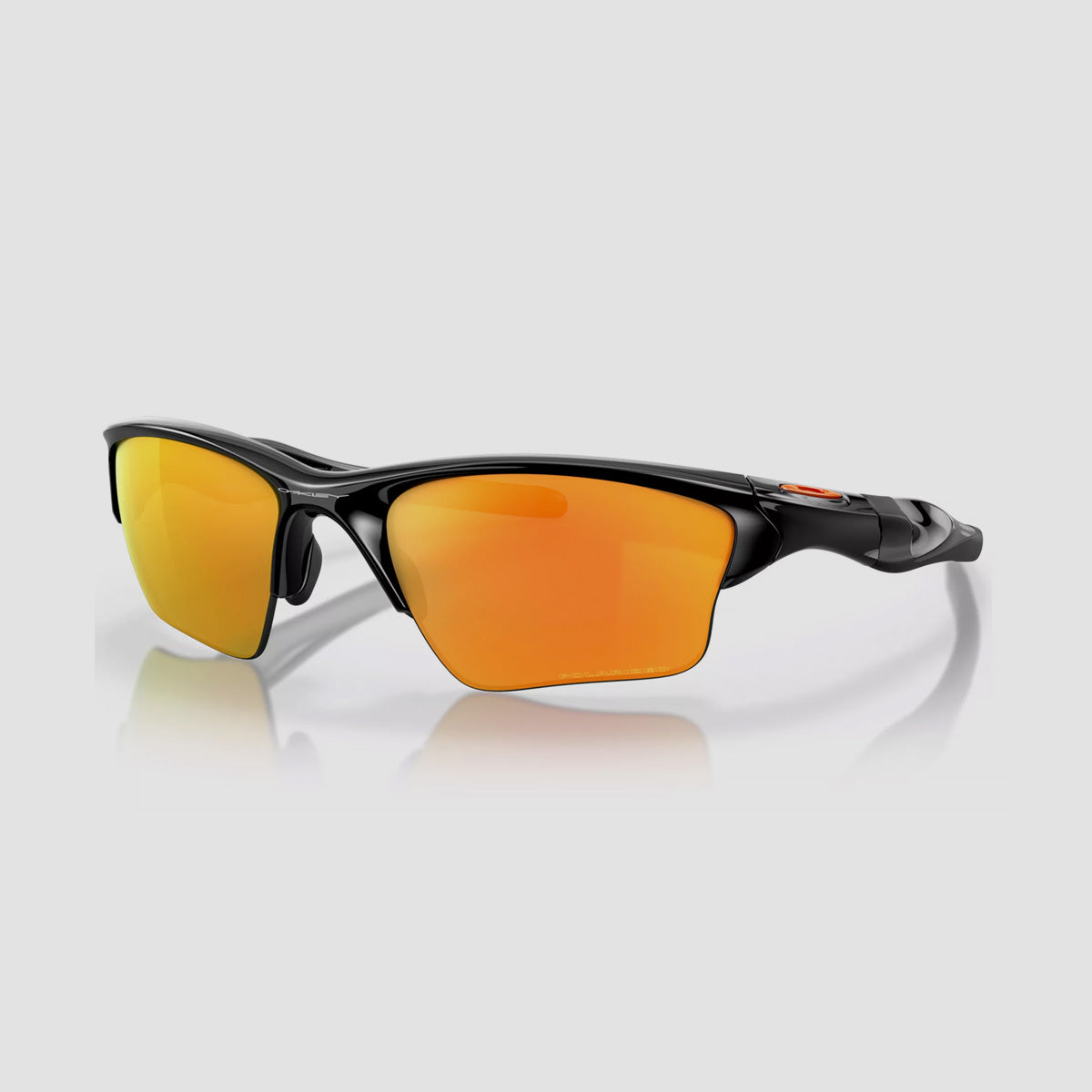 Oakley Half Jacket 2.0 XL Sunglasses Polished Black/Fire Iridium Polarized 62M