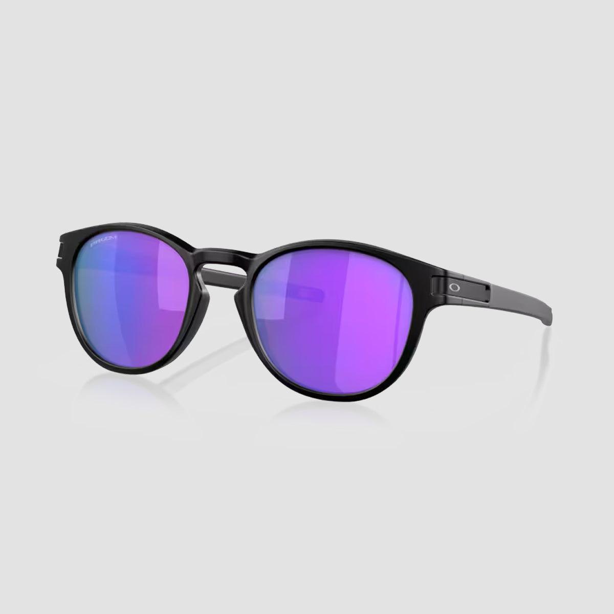 Oakley Latch Sunglasses Matte Black/Prizm Violet 53L