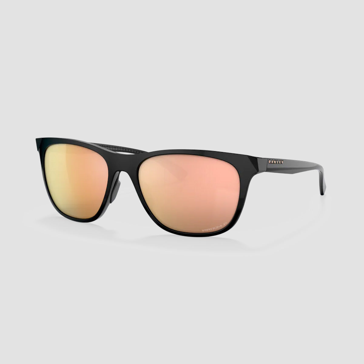 Oakley Leadline Sunglasses Polished Black/Prizm Rose Gold Polarized 56L