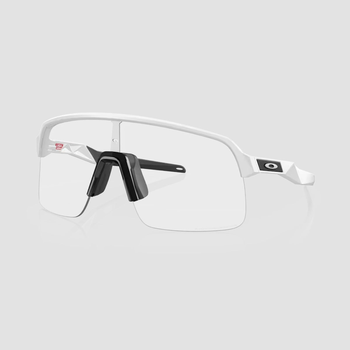 Oakley Sutro Lite Sunglasses Matte White/Clear Photochromic 39M