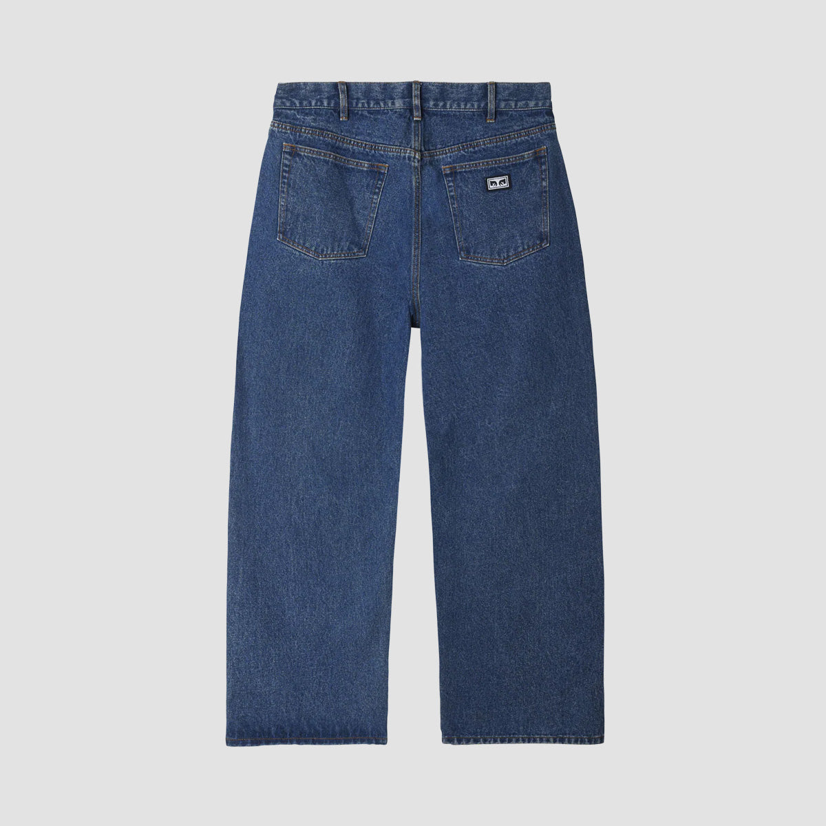 OBEY Bigwig Baggy Jeans Stone Wash Indigo