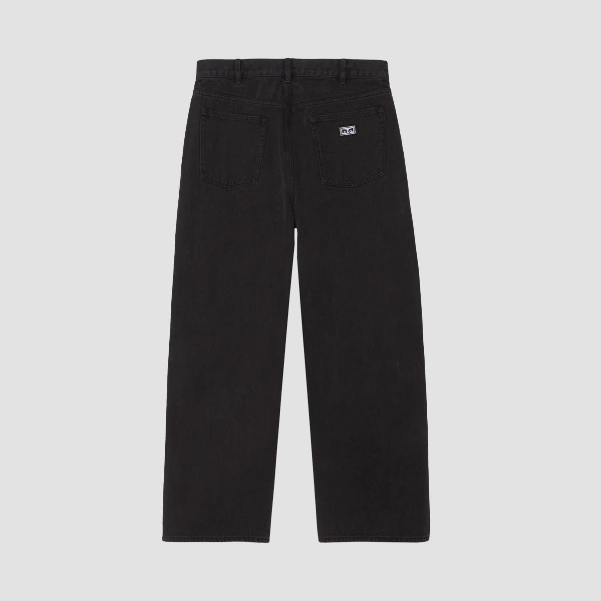 OBEY Bigwig Baggy Jeans Washed Black