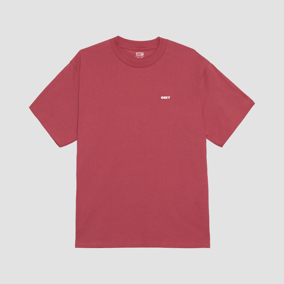 OBEY Bold Eye T-Shirt Mineral Red