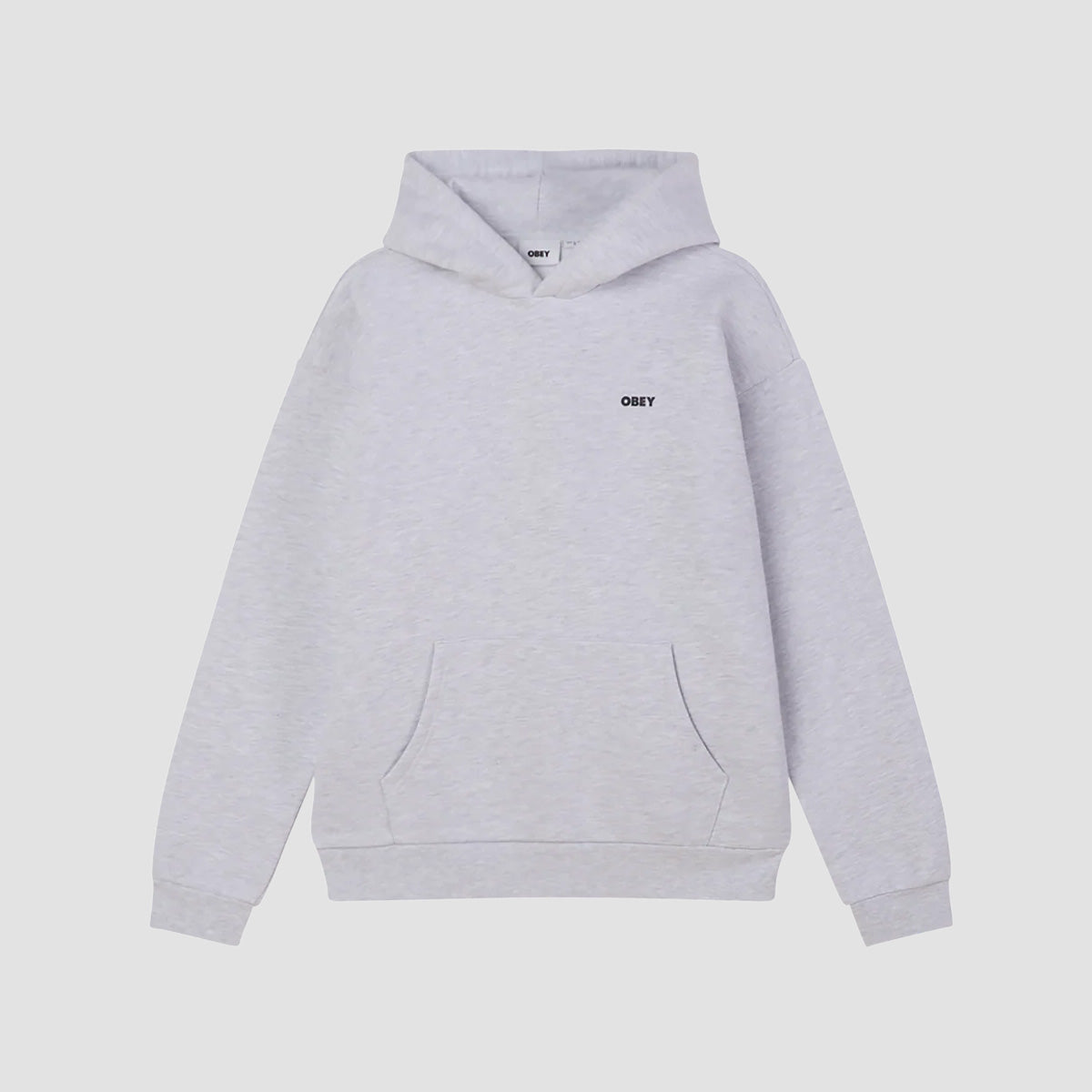 OBEY Bold Icon Premium Heavyweight Pullover Hoodie Ash Grey