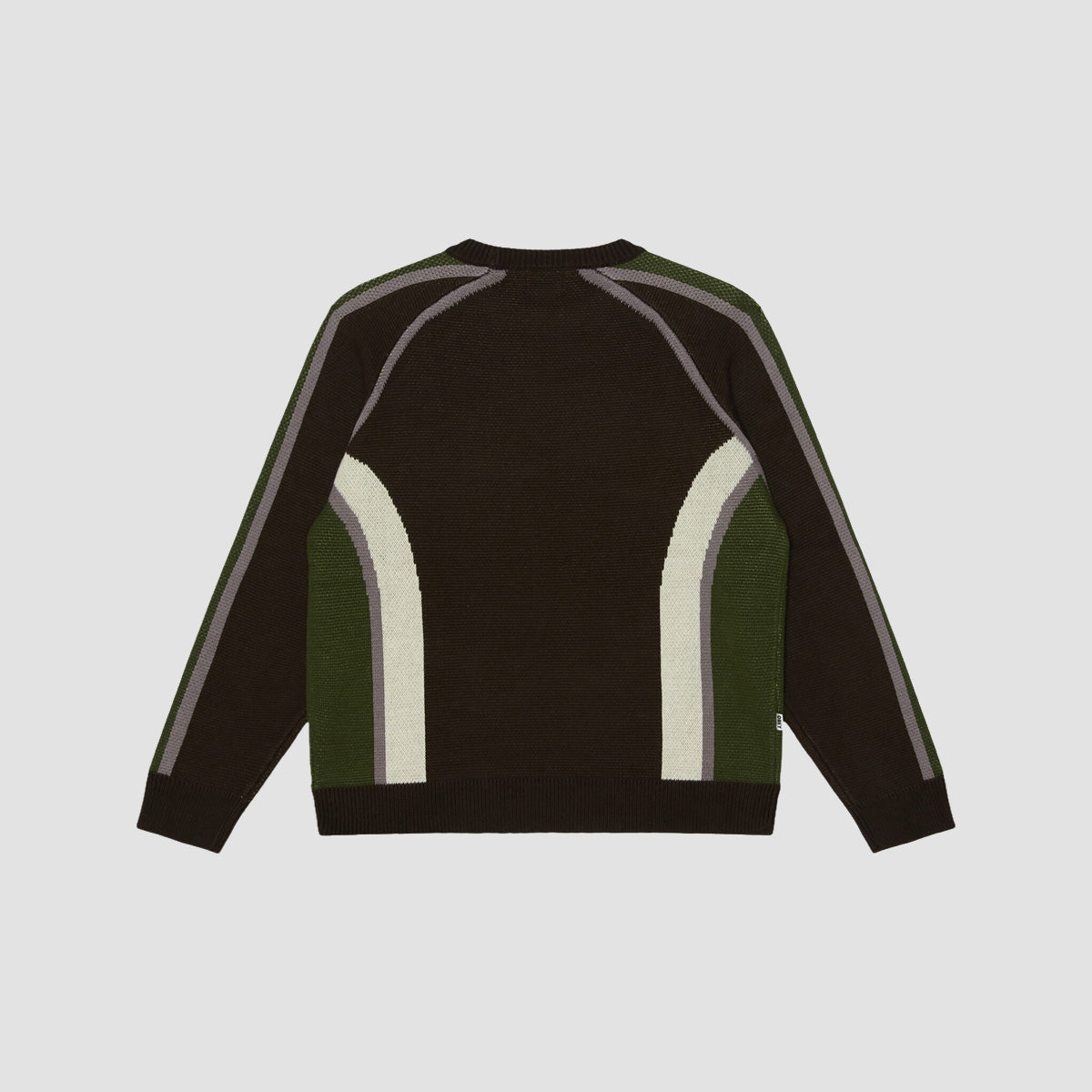 OBEY Estadio Sweater Brown Multi