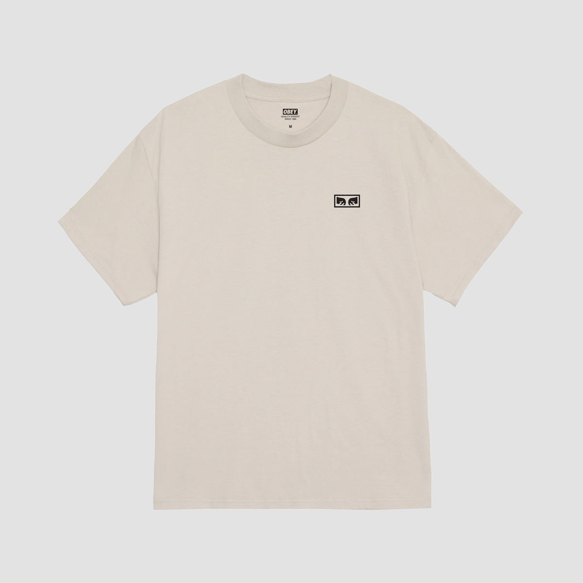 OBEY Eyes 3 T-Shirt Silver Grey