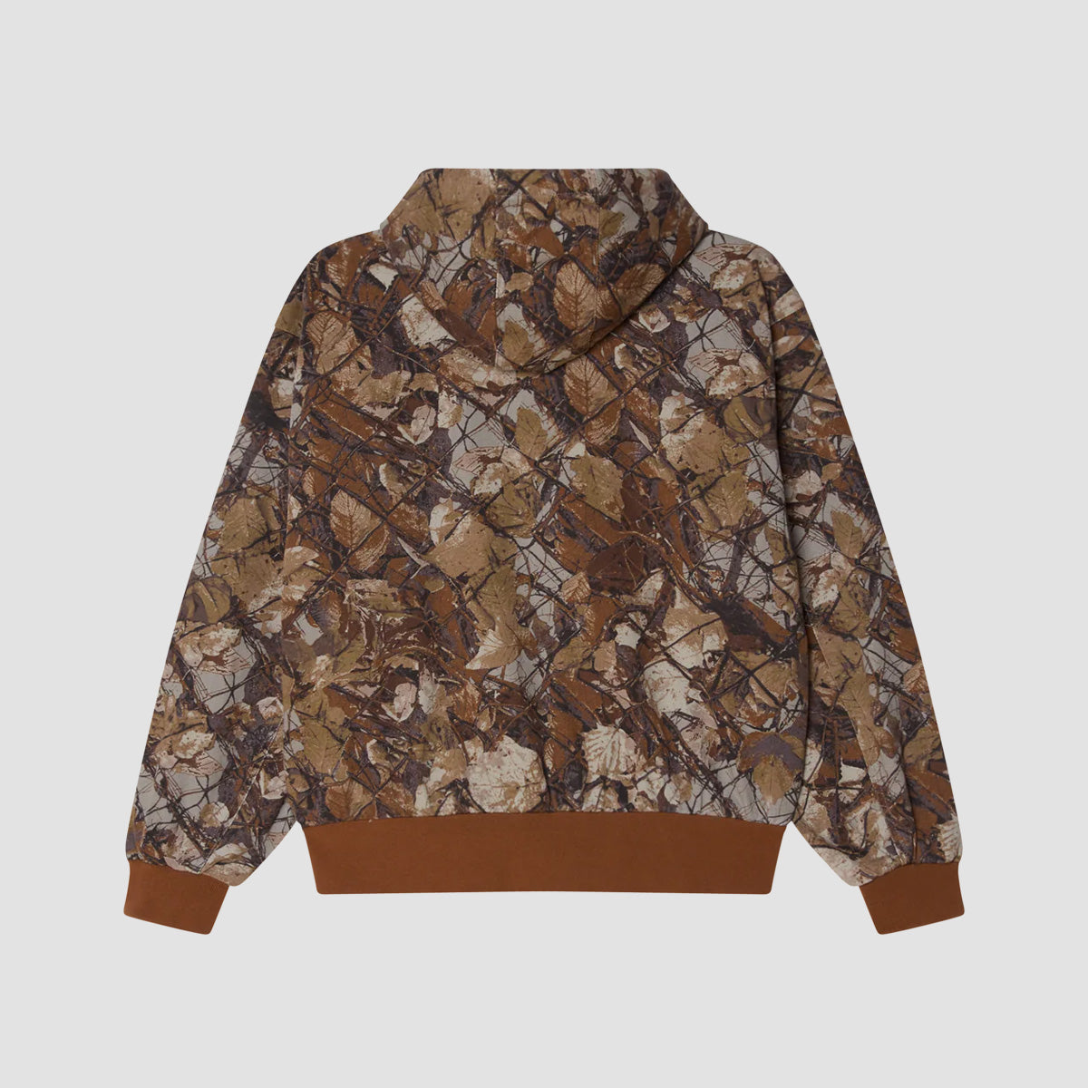 OBEY Glen Zip Up Jacket Fence Camo Multi