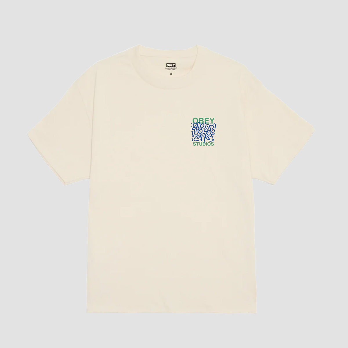 OBEY Grown With Love T-Shirt Cream