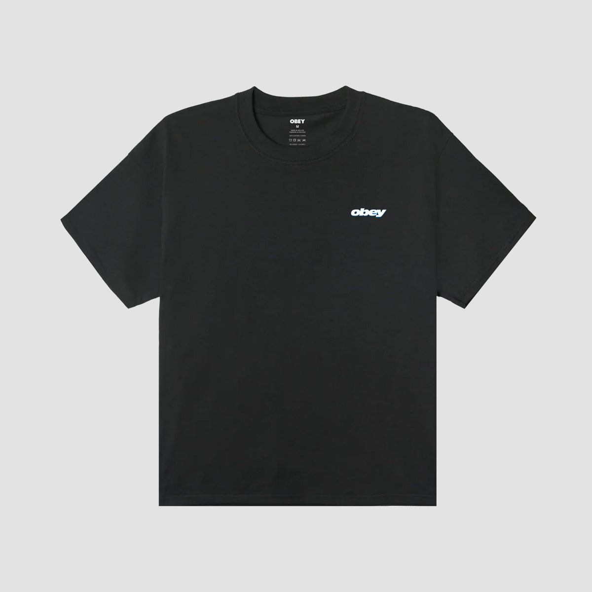 OBEY Lips Heavyweight T-Shirt Vintage Black