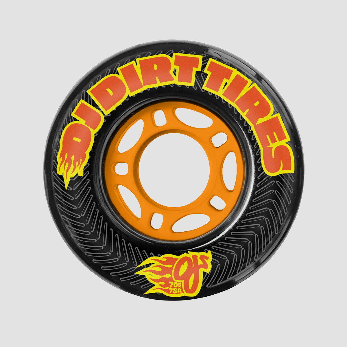 OJ Dirt Tires Thunder Juice 78a Skateboard Wheels Black 70mm