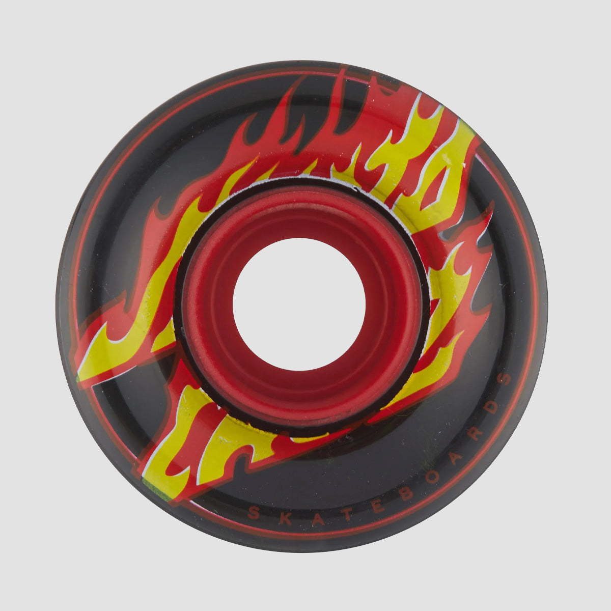 OJ Santa Cruz Flame Dot Super Juice 78a Wheels Black 60mm