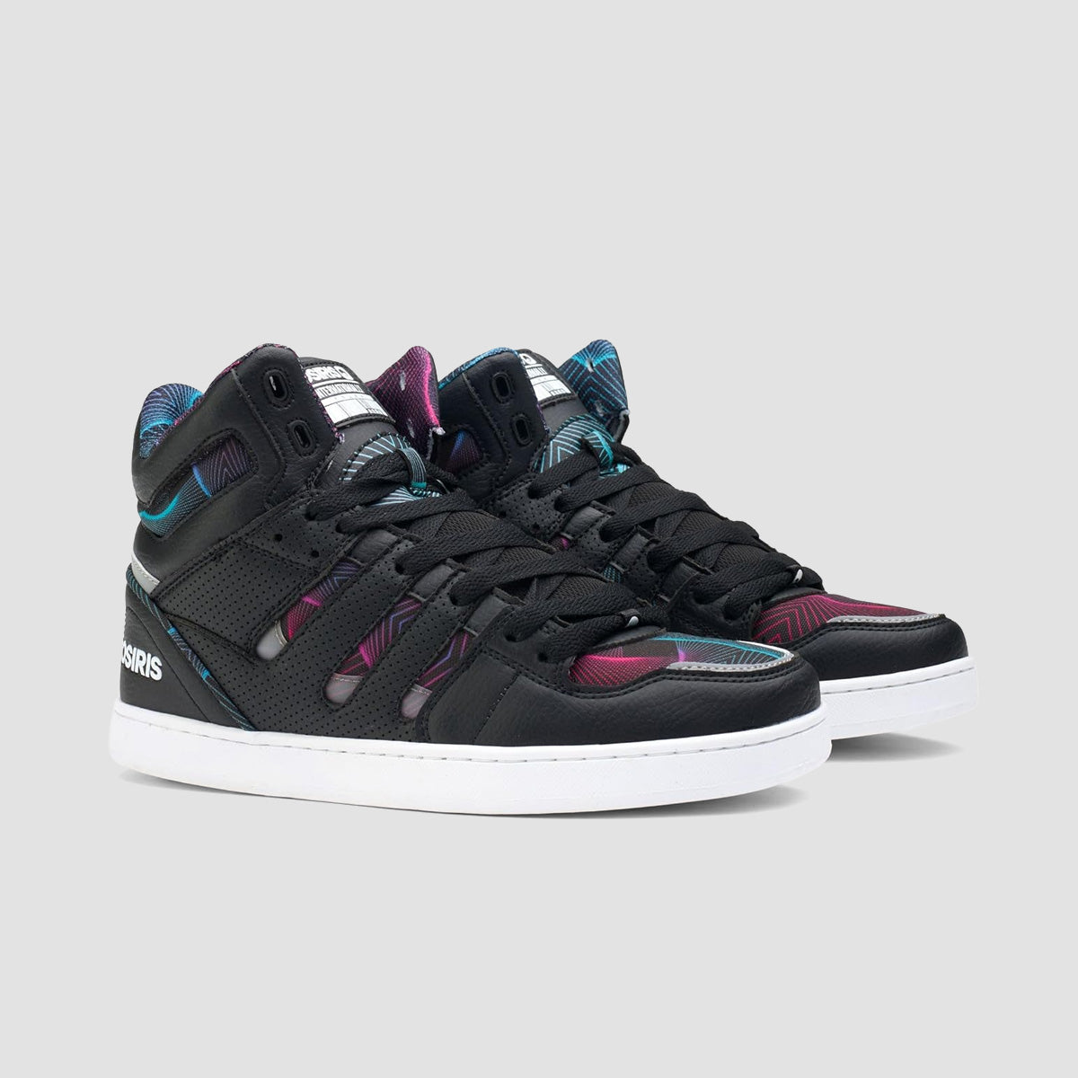 Osiris CHN High Top Shoes - Black/Grey/Pulse