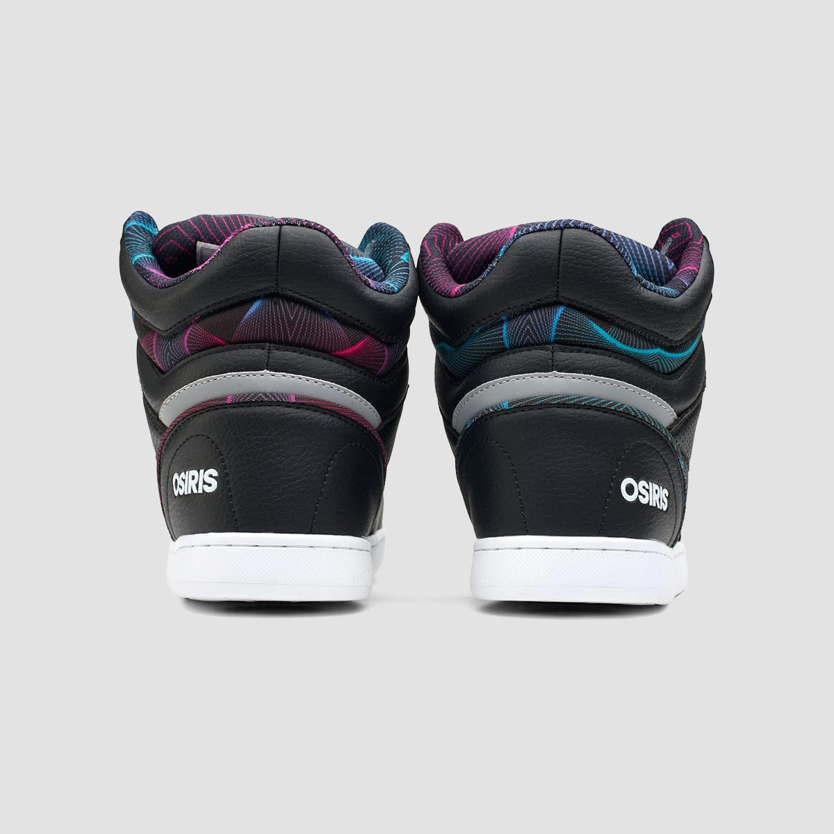 Osiris CHN High Top Shoes - Black/Grey/Pulse