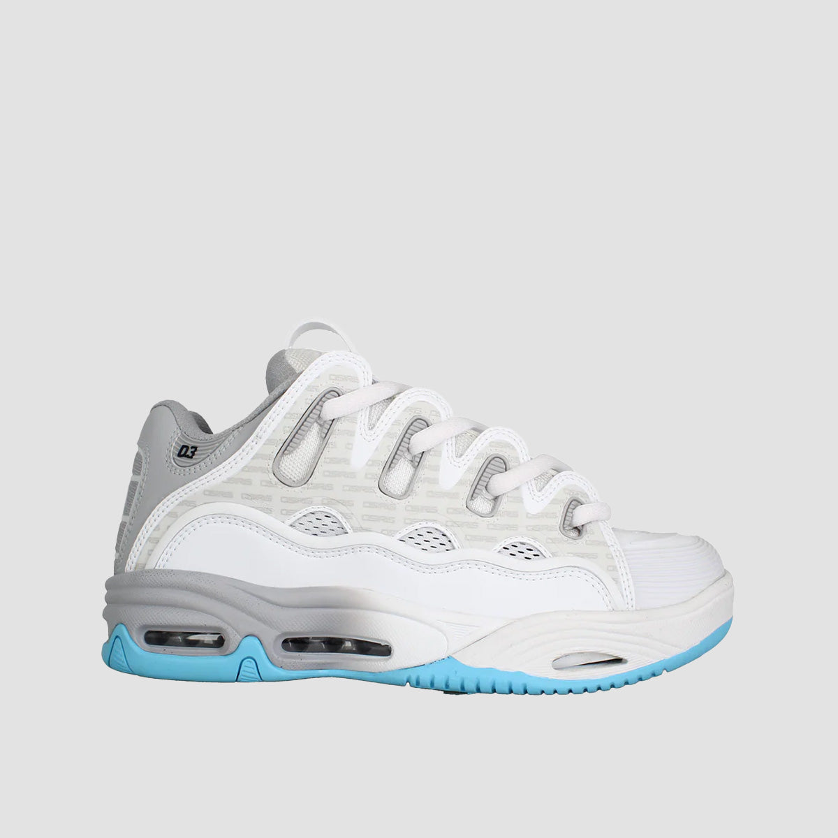 Osiris D3 2001 Shoes White/Grey/Baby Blue