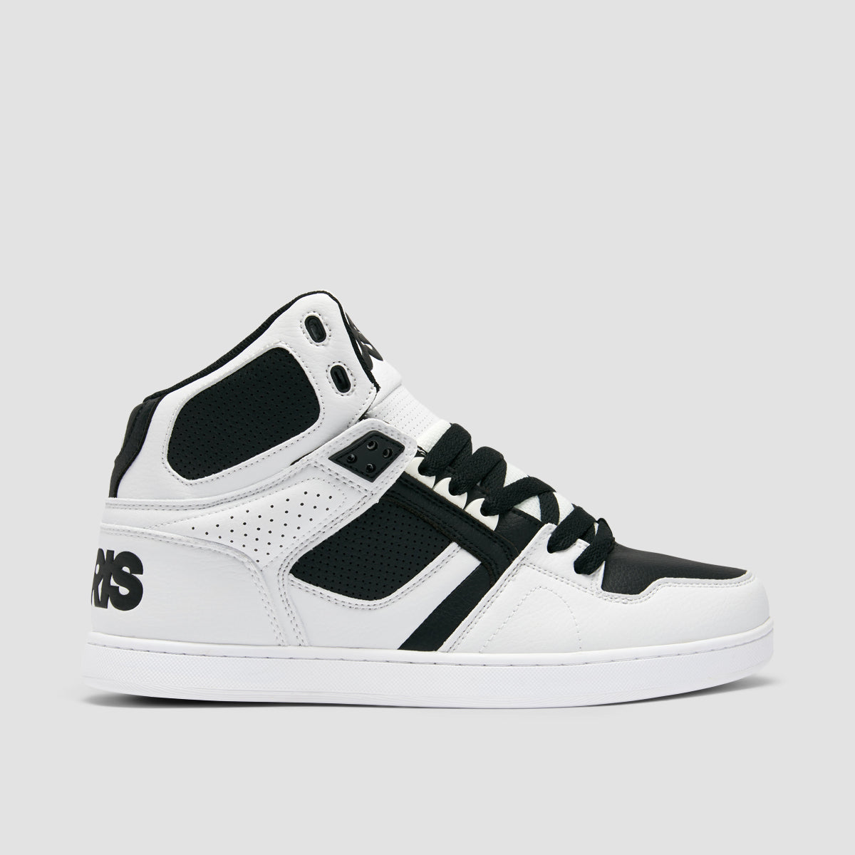 Osiris NYC 83 CLK High Top Shoes White Black White