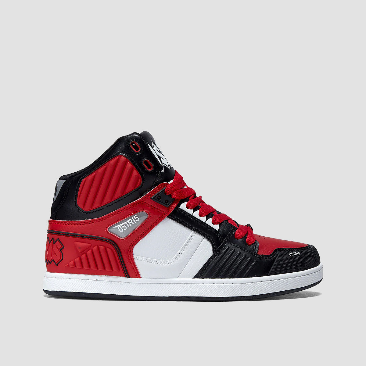 Osiris NYC 83 CLK High Top Shoes - White/Red/Black