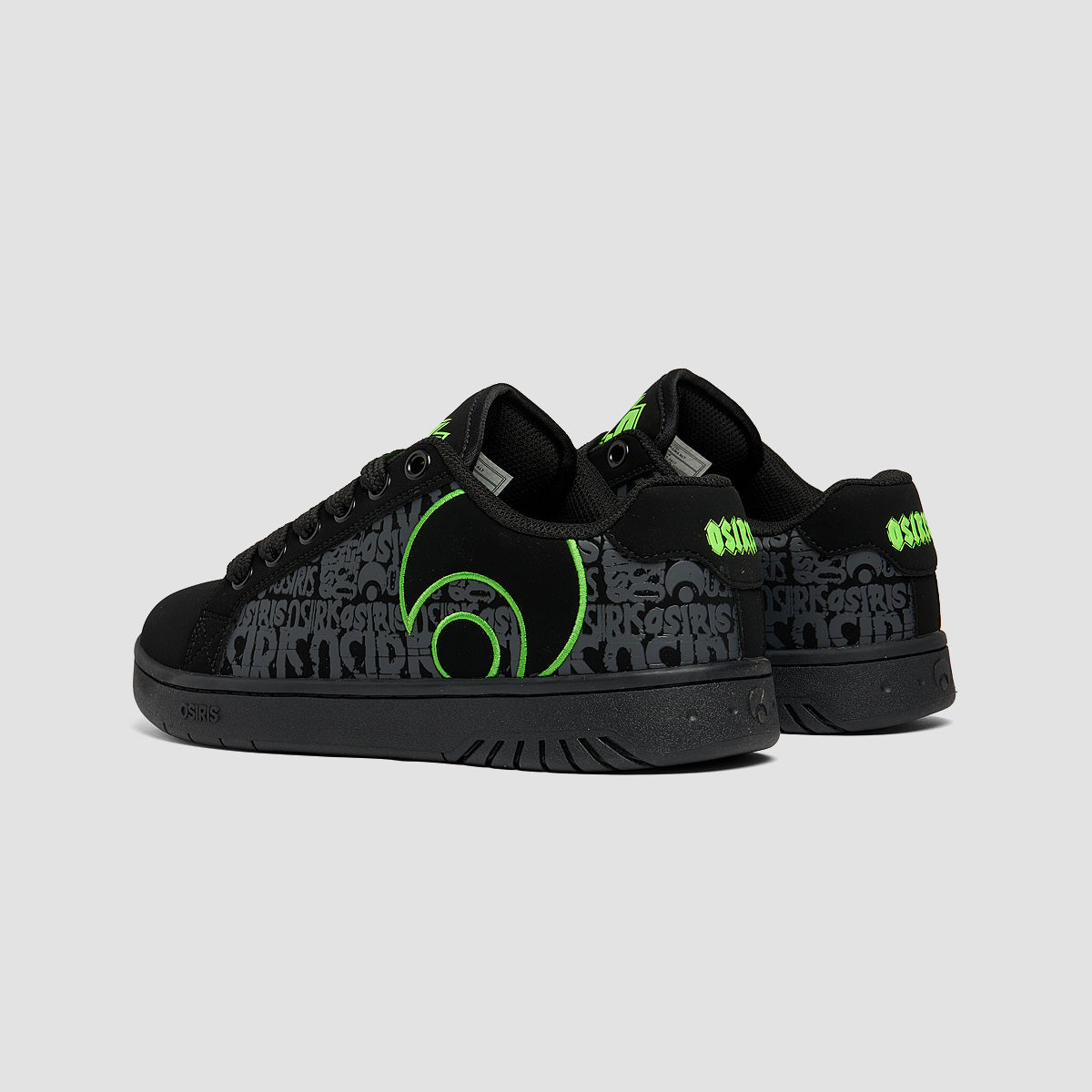 Osiris Troma ALT Shoes - Black/Black/Green