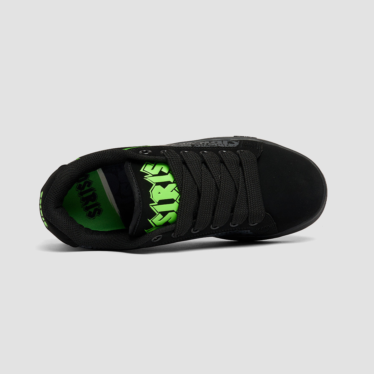 Osiris Troma ALT Shoes - Black/Black/Green