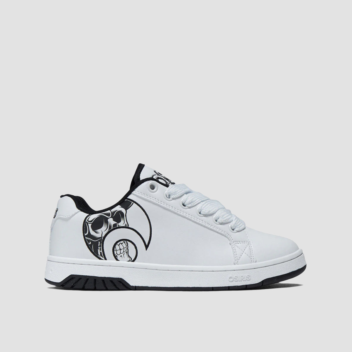 Osiris Troma ALT Shoes - White/Black/Skull