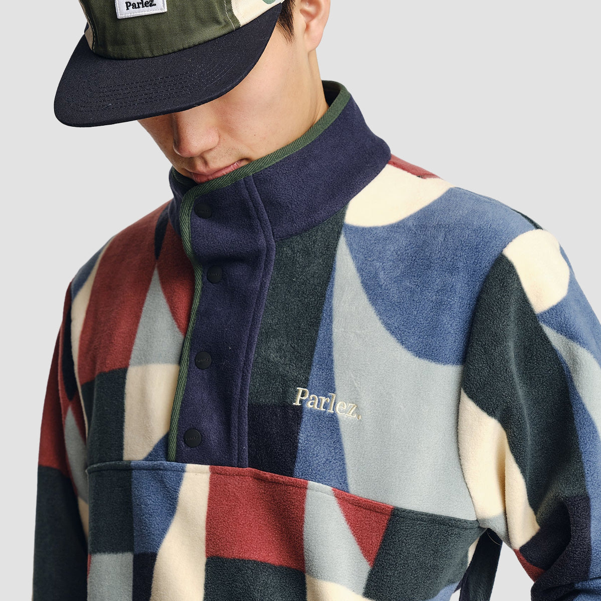 Parlez Ripley Pullover Fleece Jacket Multi