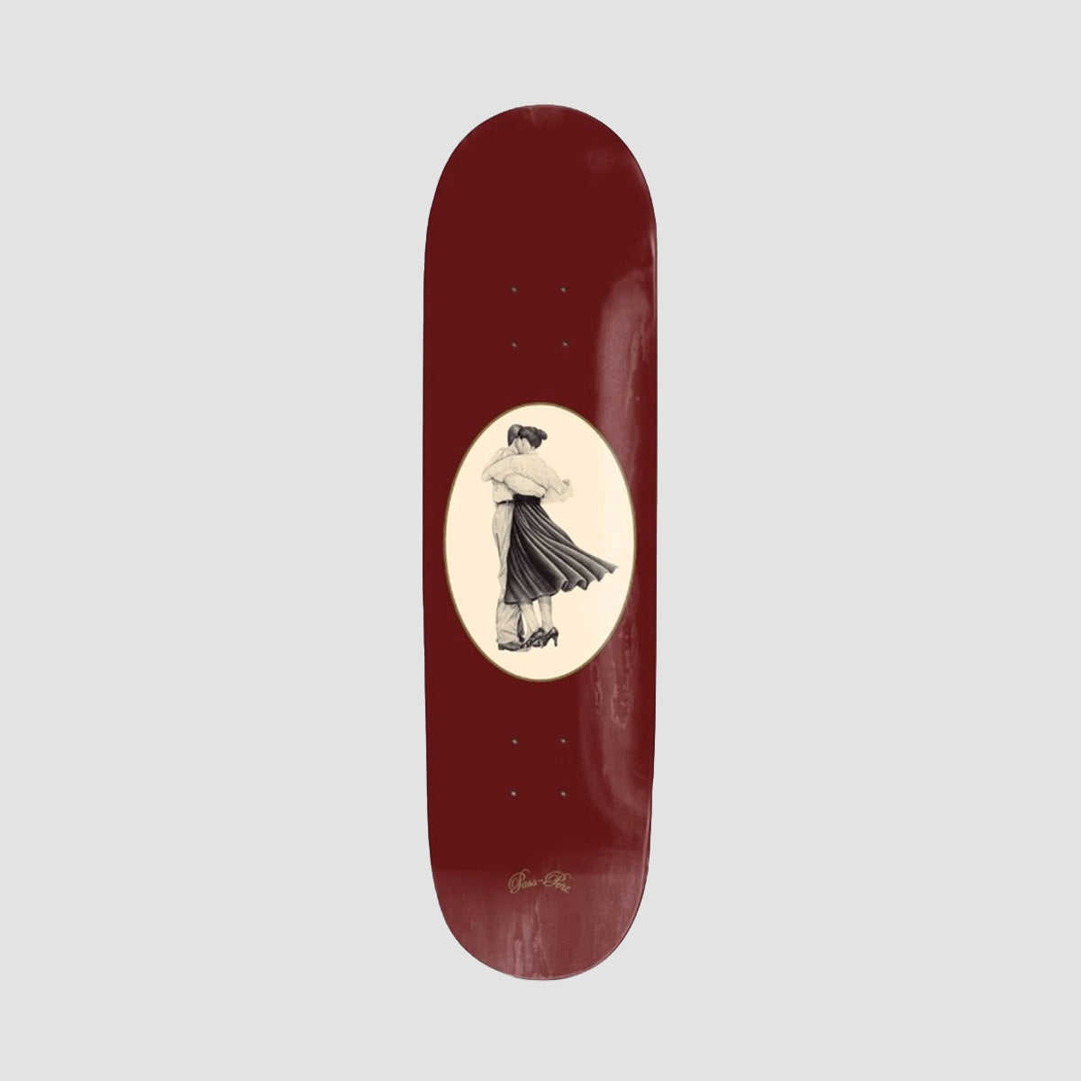 PASS-PORT Dancer Series Skateboard Deck Red - 8"