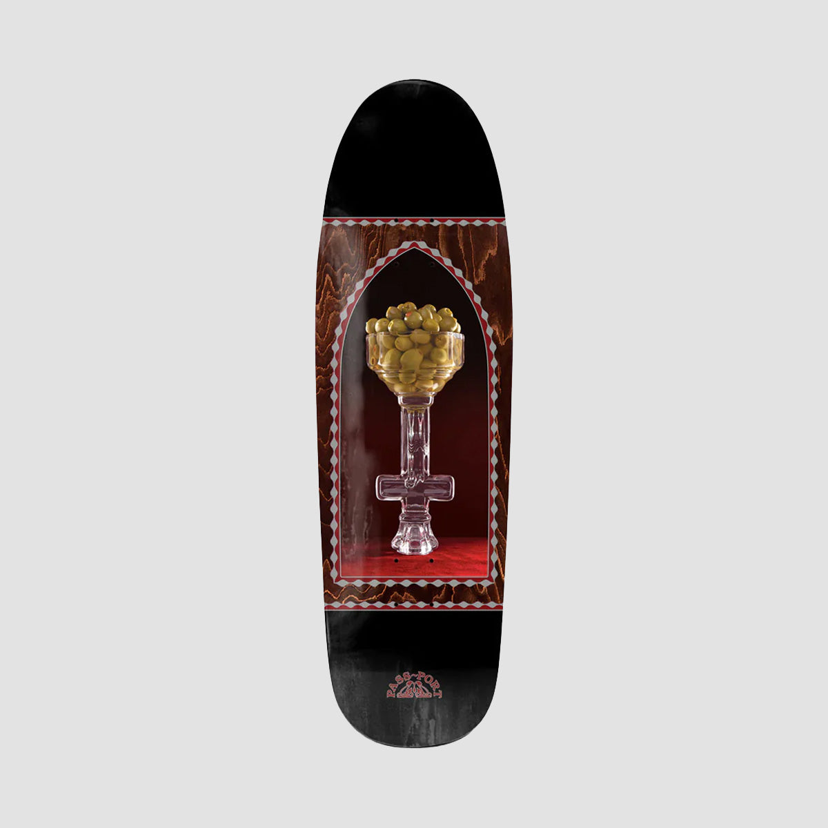 PASS-PORT Glass Vessel Pro Series Olives Spade Skateboard Deck - 8.875"