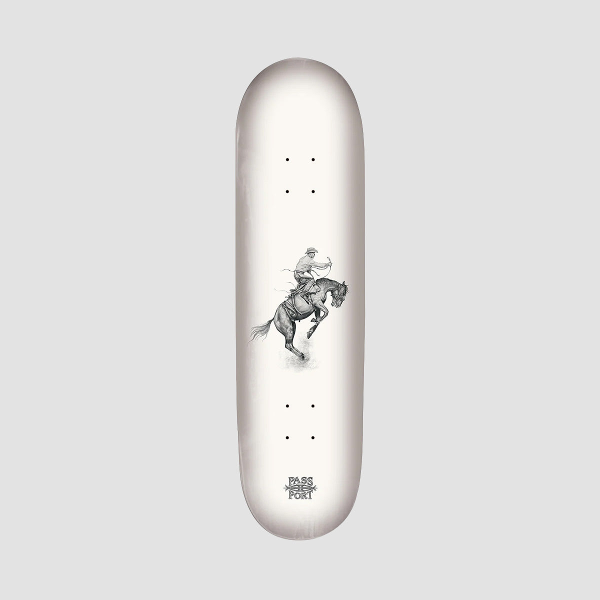 PASS-PORT Horses By Jesse Olsen Horse Breaker Skateboard Deck - 8.125"