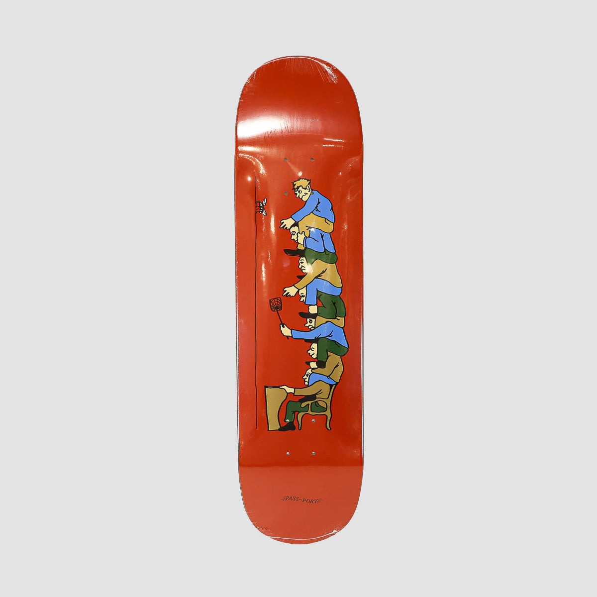 PASS-PORT Swatter Series Gang Skateboard Deck Red - 8.125"