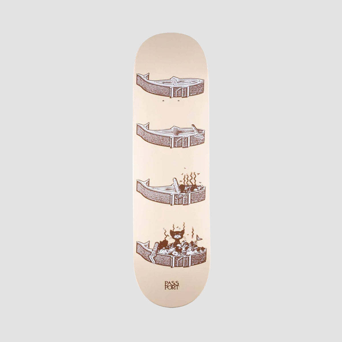 PASS-PORT Tinned Series Cat Skateboard Deck - 8.38"