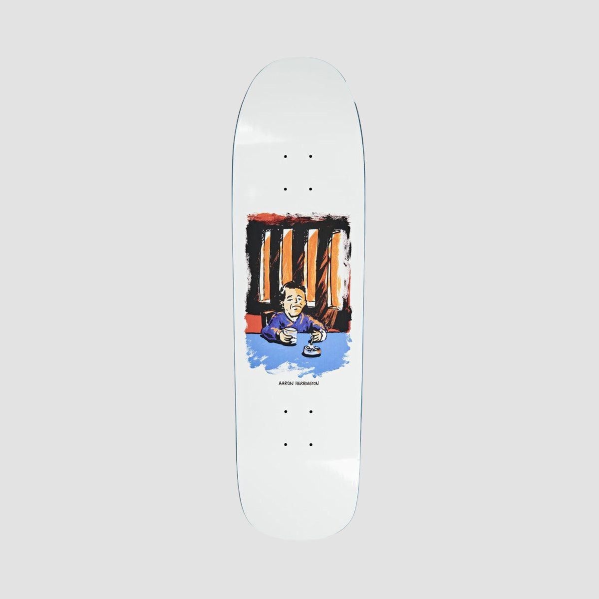 Polar Aaron Herrington Chain Smoker 2.0 1991 Jr Skateboard Deck - 8.65"