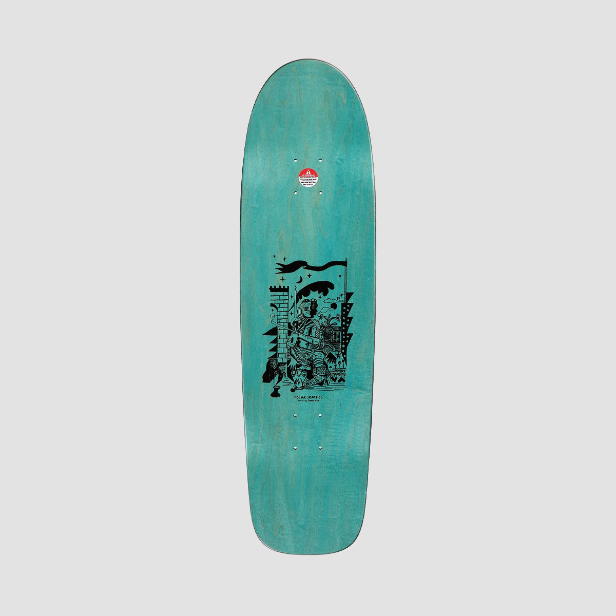 Polar Aaron Herrington Pot Demons Surf Jr Skateboard Deck Yellow - 8.75"
