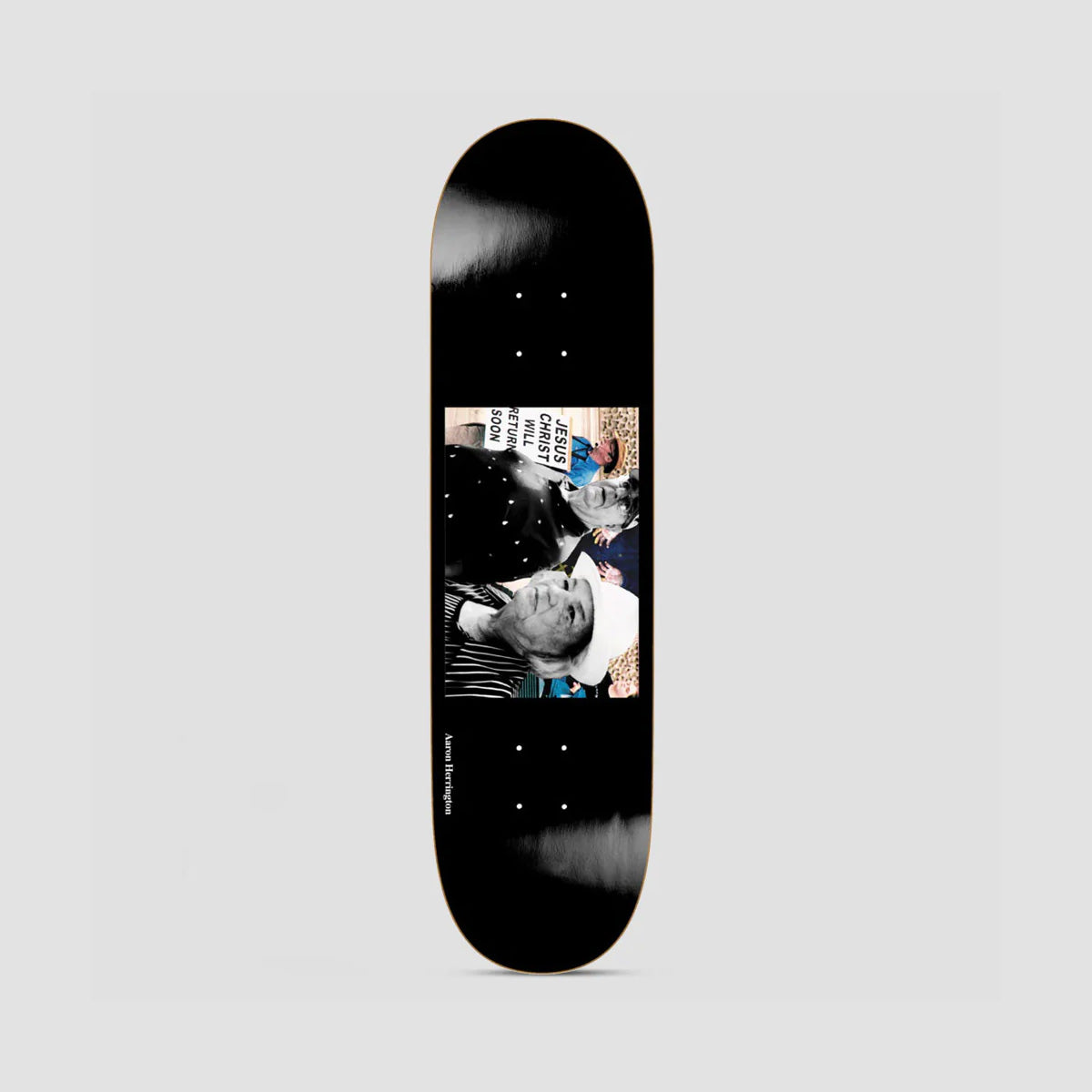 Polar Aaron Herrington Return Soon Skateboard Deck Black - 8.125"