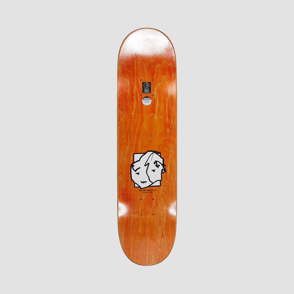 Polar Aaron Herrington Twisted Skateboard Deck - 8.25"