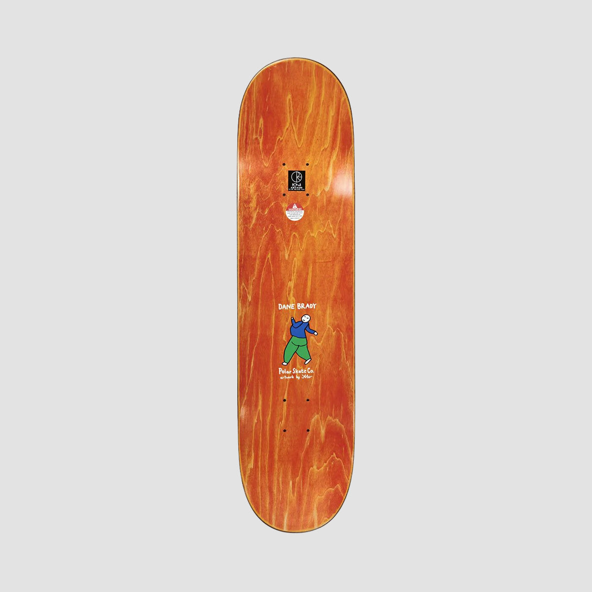 Polar Dane Brady Just Minding My Own Business WW Skateboard Deck - 8"