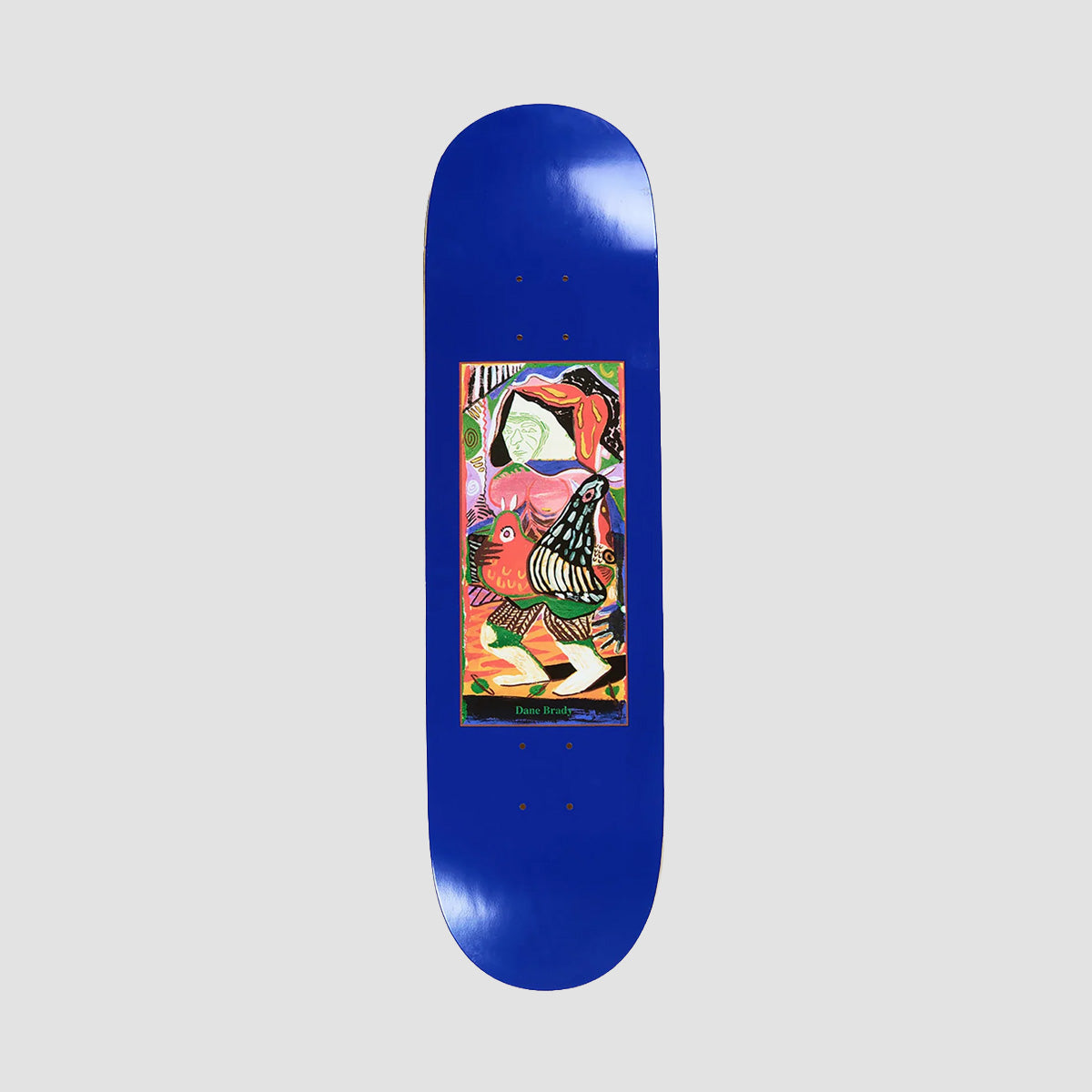 Polar Dane Brady Pigeons Skateboard Deck Purple - 8.25"