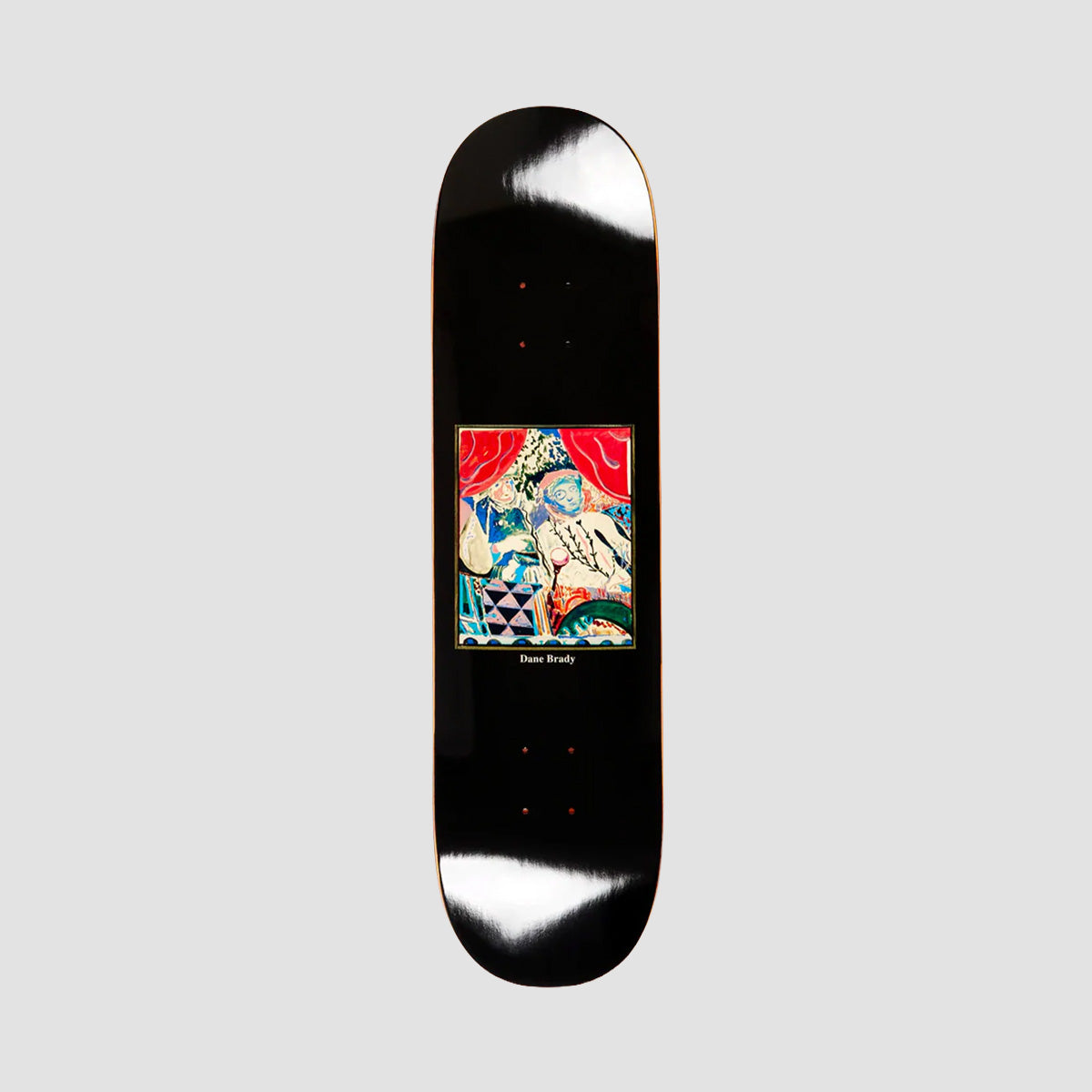 Polar Dane Brady Time Travelers Skateboard Deck Brown - 8.25"