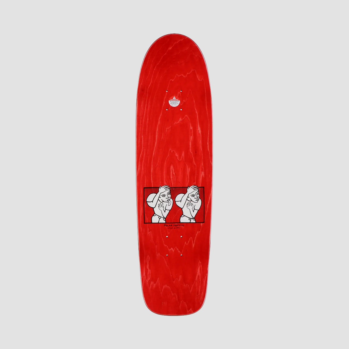Polar Nick Boserio Double Head Surf Jr Skateboard Deck Various Stains - 8.75"