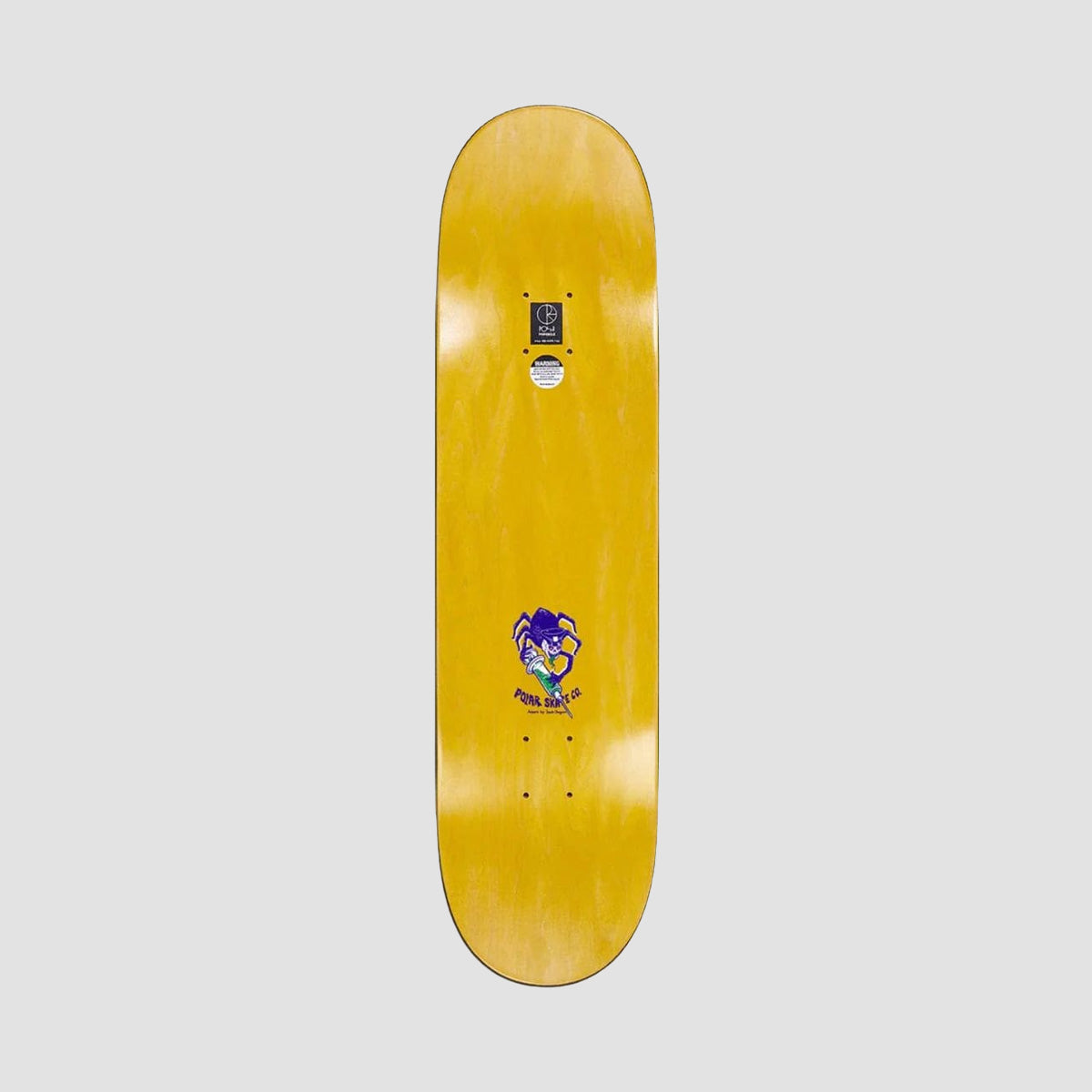 Polar Oskar Rozenberg The Mask Skateboard Deck White - 7.875"