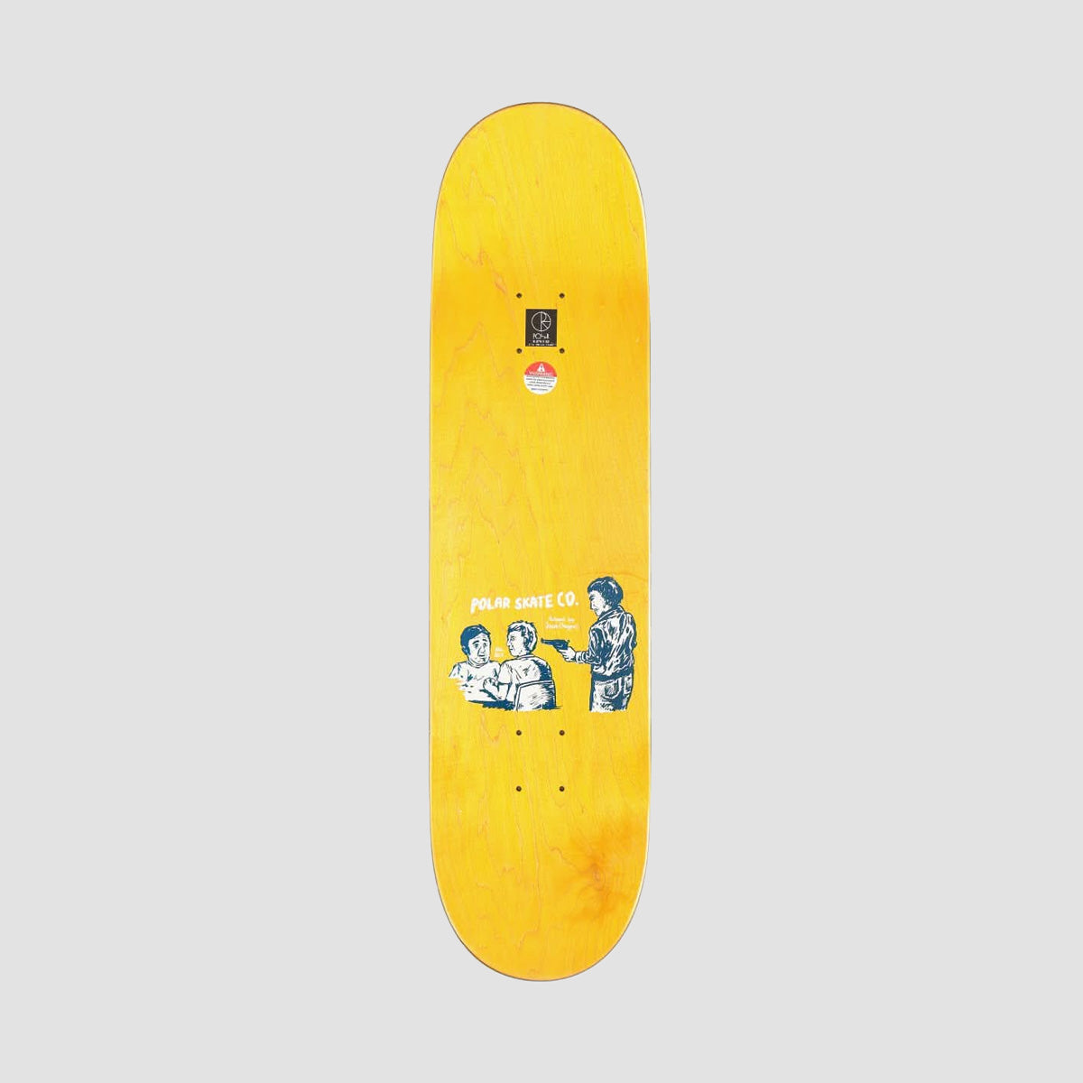 Polar Paul Grund Cold Streak Skateboard Deck Dark Green - 8"