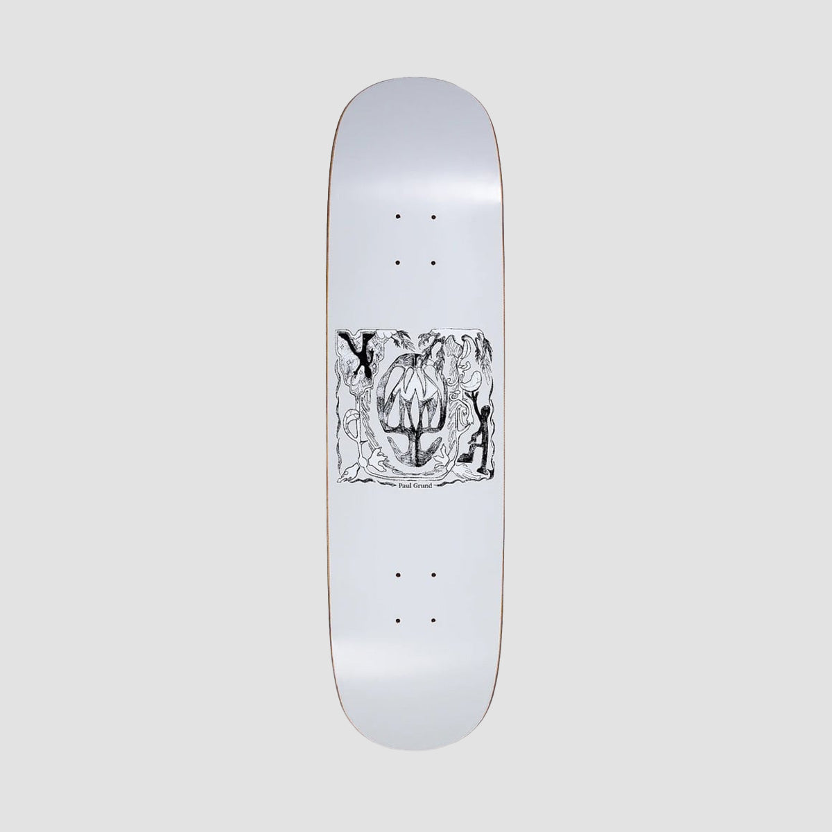 Polar Paul Grund Jungle P2 Jr Skateboard Deck Light Warm Grey - 8.25"