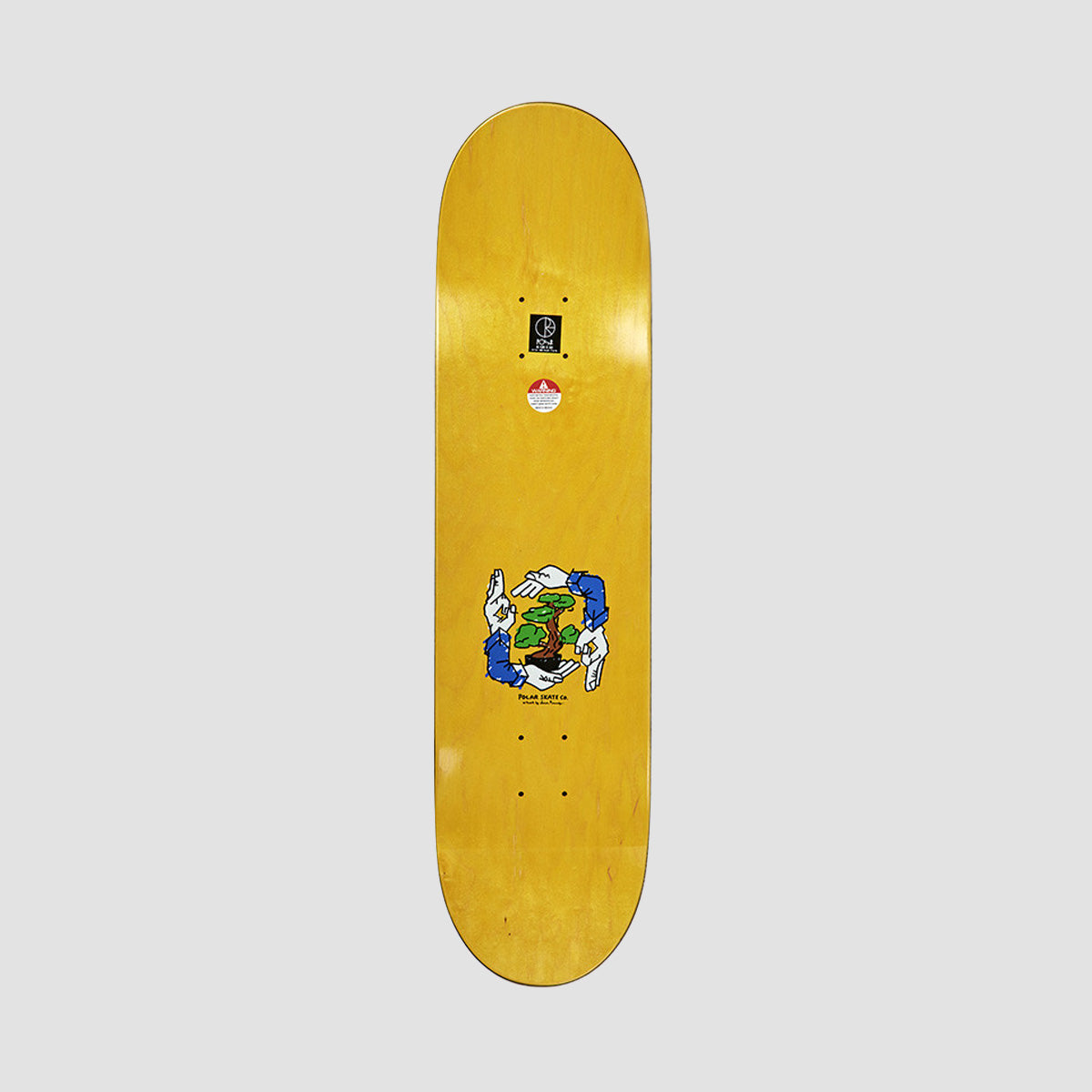 Polar Shin Sanbongi Bonzai Ride Skateboard Deck Various Stains - 7.875"