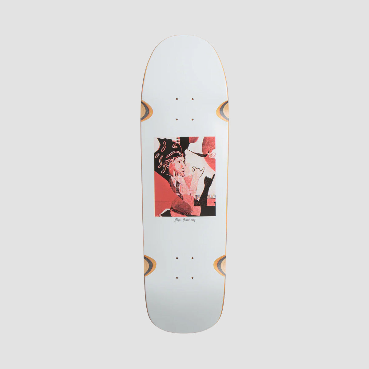 Polar Shin Sanbongi Contact WW 1991 Skateboard Deck - 9.25"