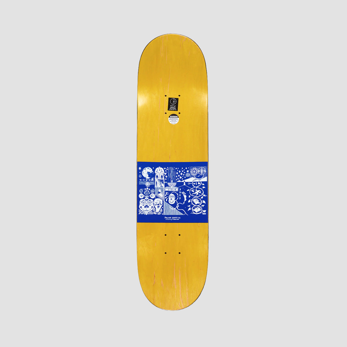 Polar Shin Sanbongi The Spiral Of Life Skateboard Deck Olive - 8.5"